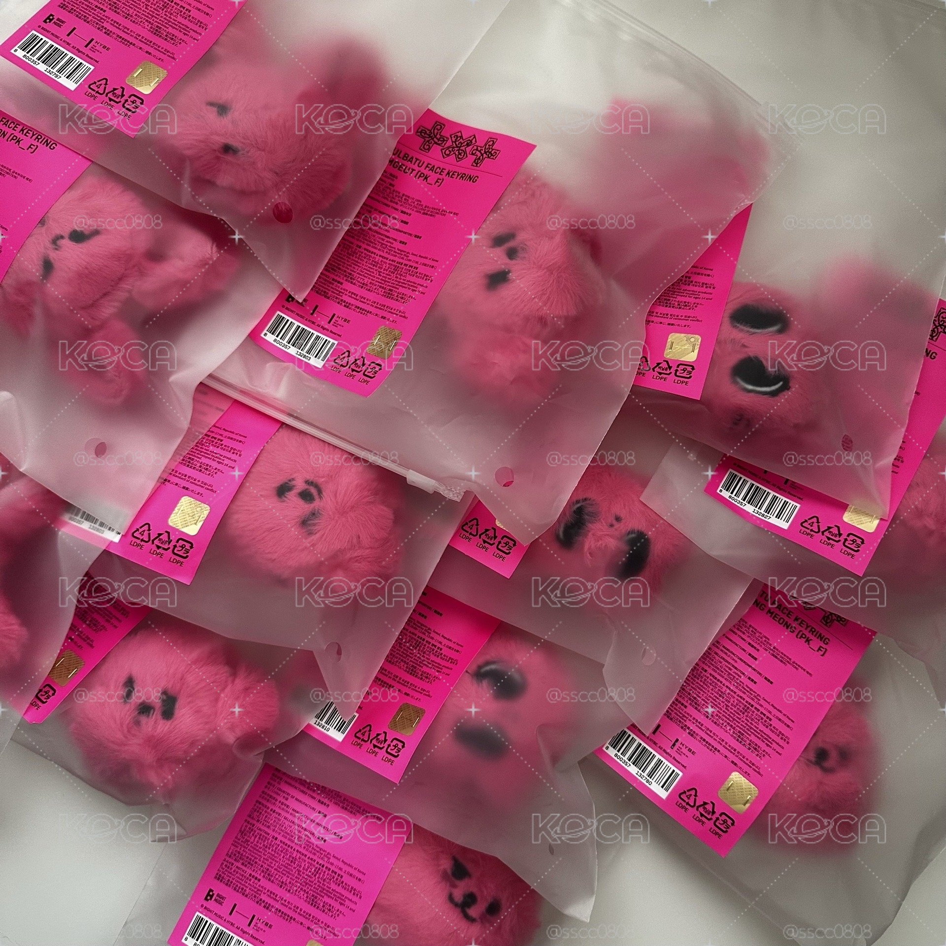 TXT 現貨 迷八角巴兔 火龍果大頭吊飾