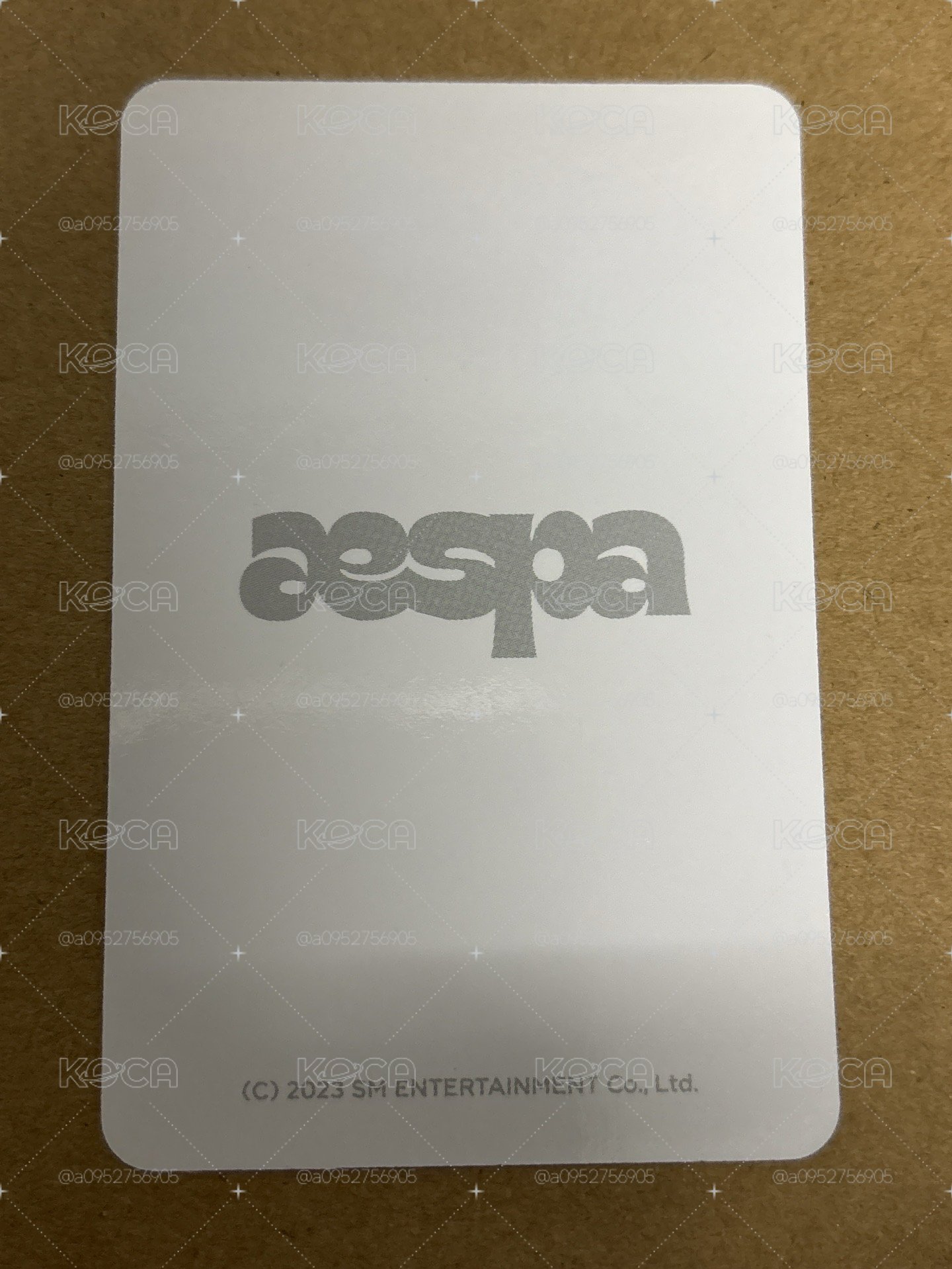 aespa NingNing 寧 ctmi 周邊卡 毛絨鑰匙圈寧 寧-47