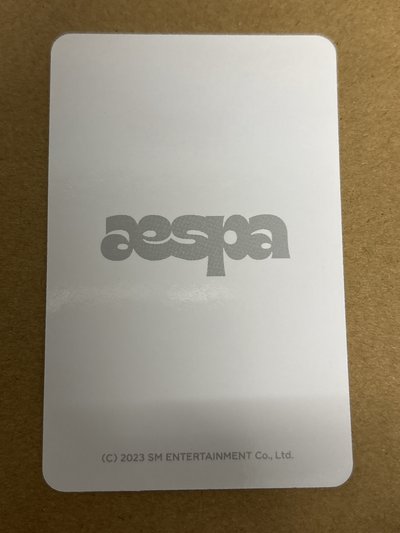 aespa NingNing 寧 ctmi 周邊卡 毛絨鑰匙圈寧 寧-47
