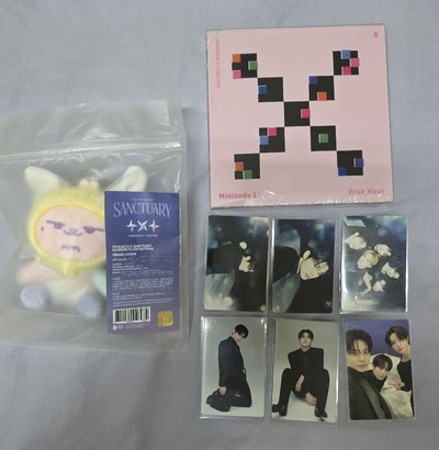 TXT姜太顯-松喵抱枕小盤，西瓜黃春＆卡套，黃春淡顏彩娃，原皮春