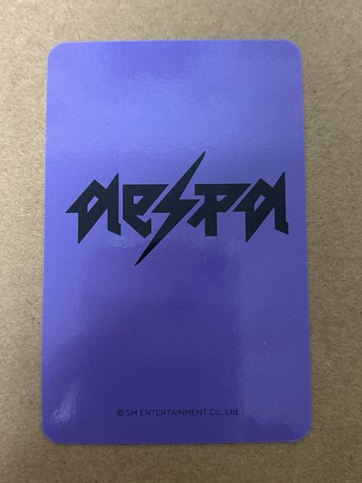 aespa Winter 冬天 Rich Man ms 預售 特典卡 冬-108