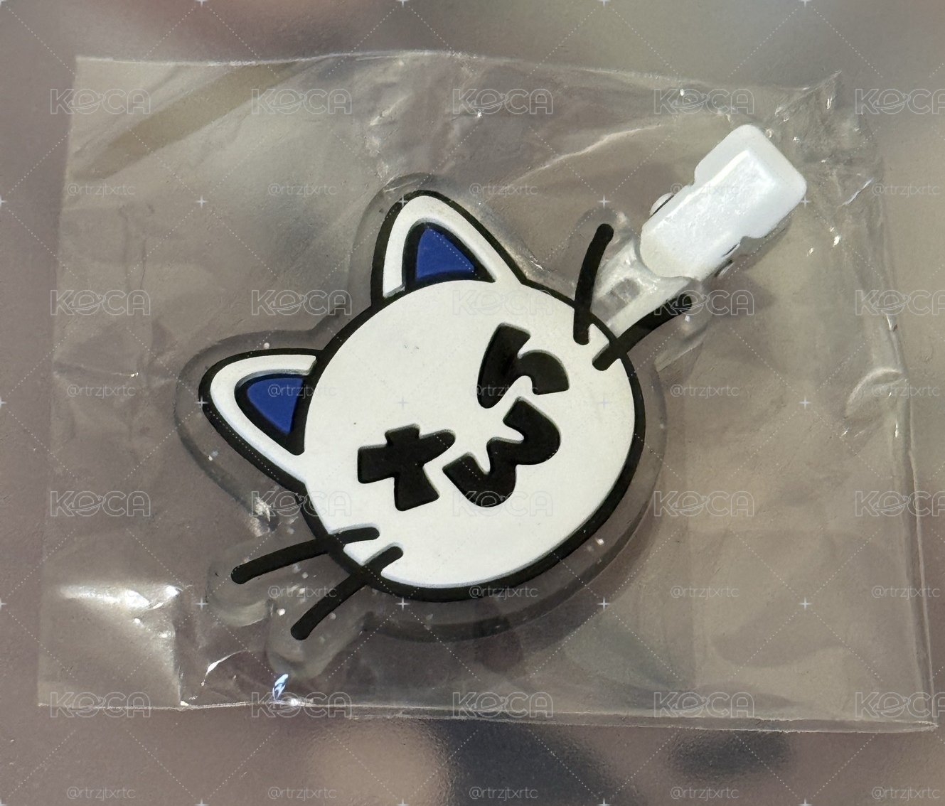 吐貓髮夾全新