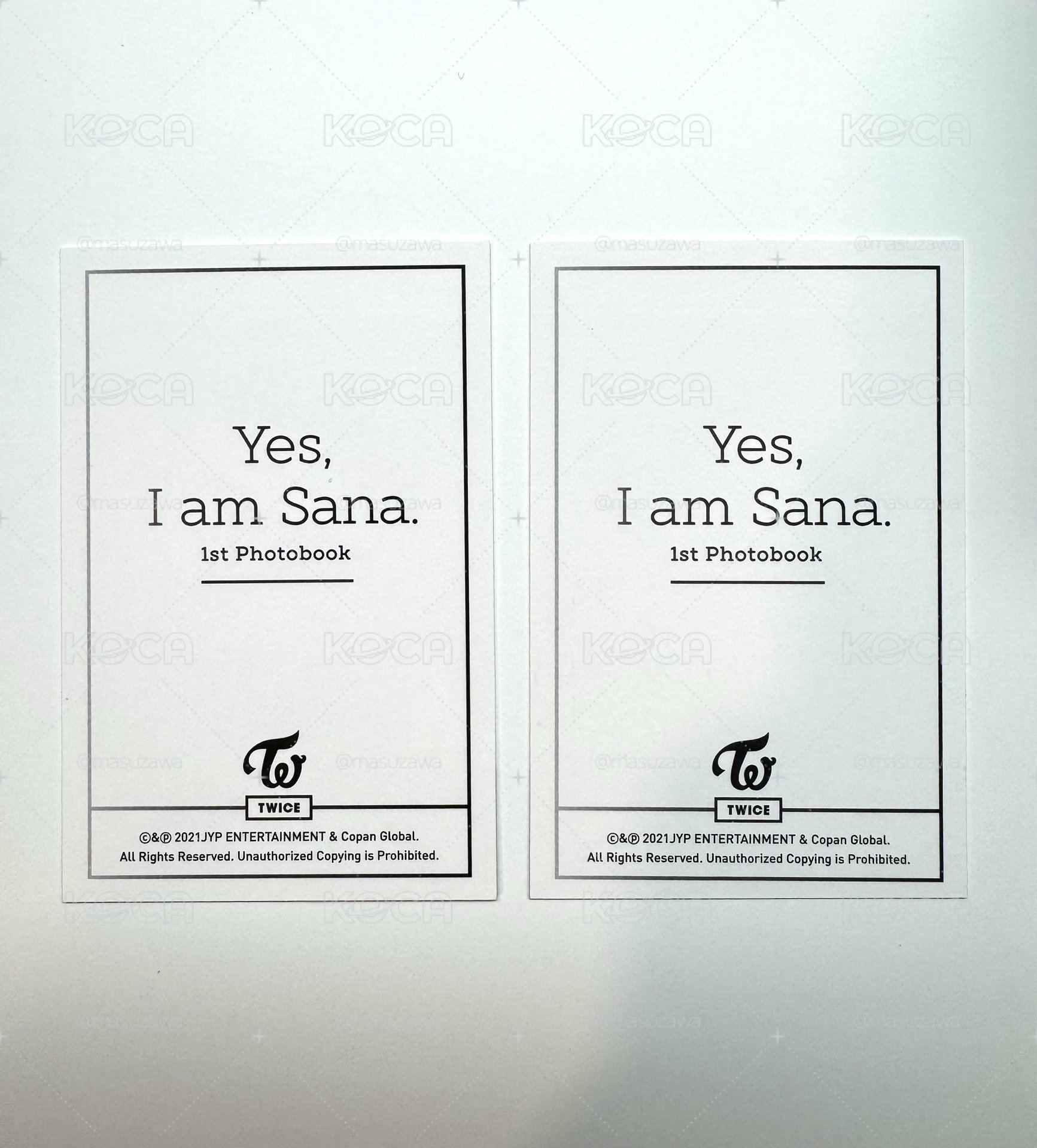 Yes I am SANA 周邊卡 