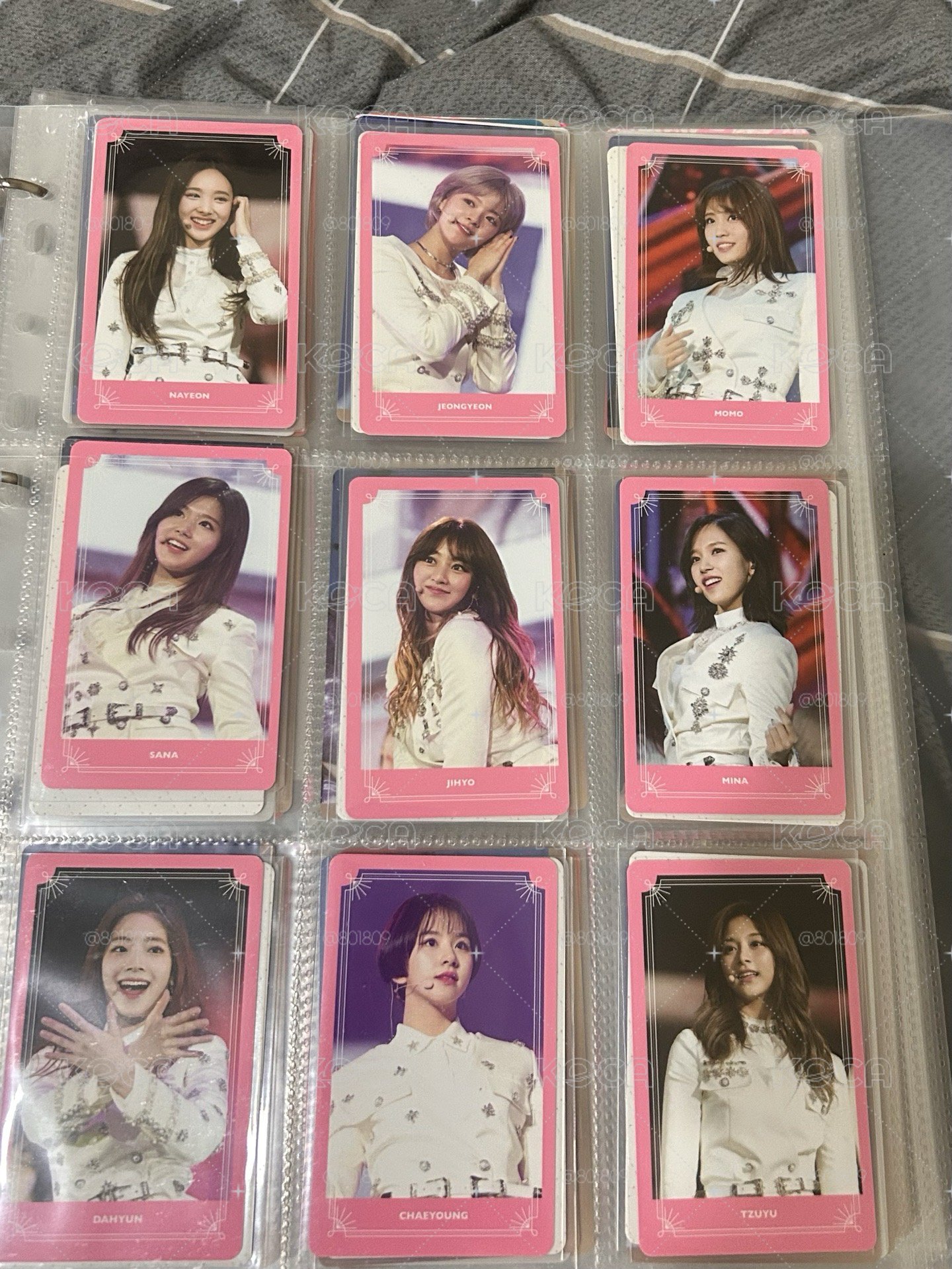 Twice 一巡  演唱會小卡組