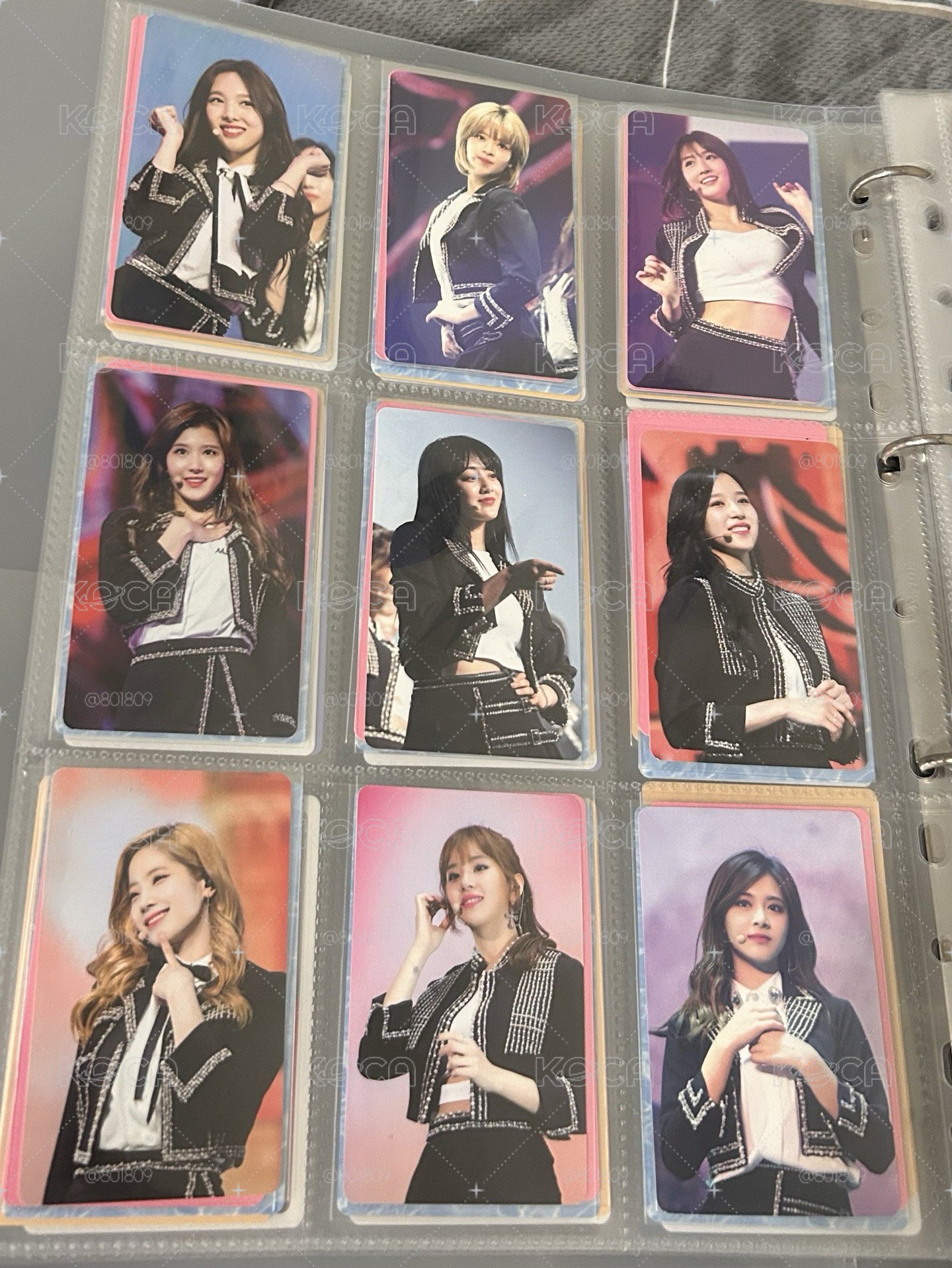 Twice 一巡安可 演唱會小卡組
