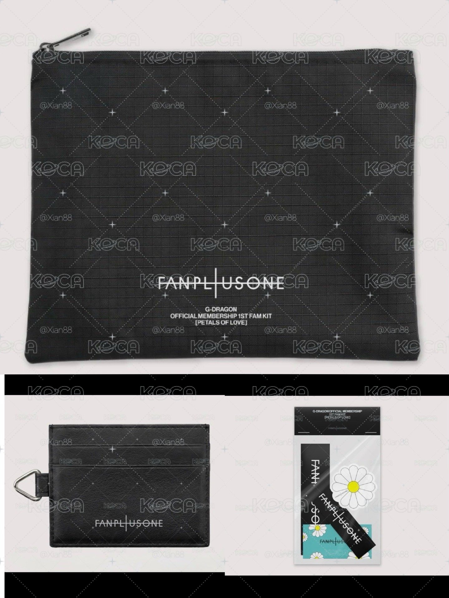 會員禮 拉鏈收納包+卡夾+貼紙