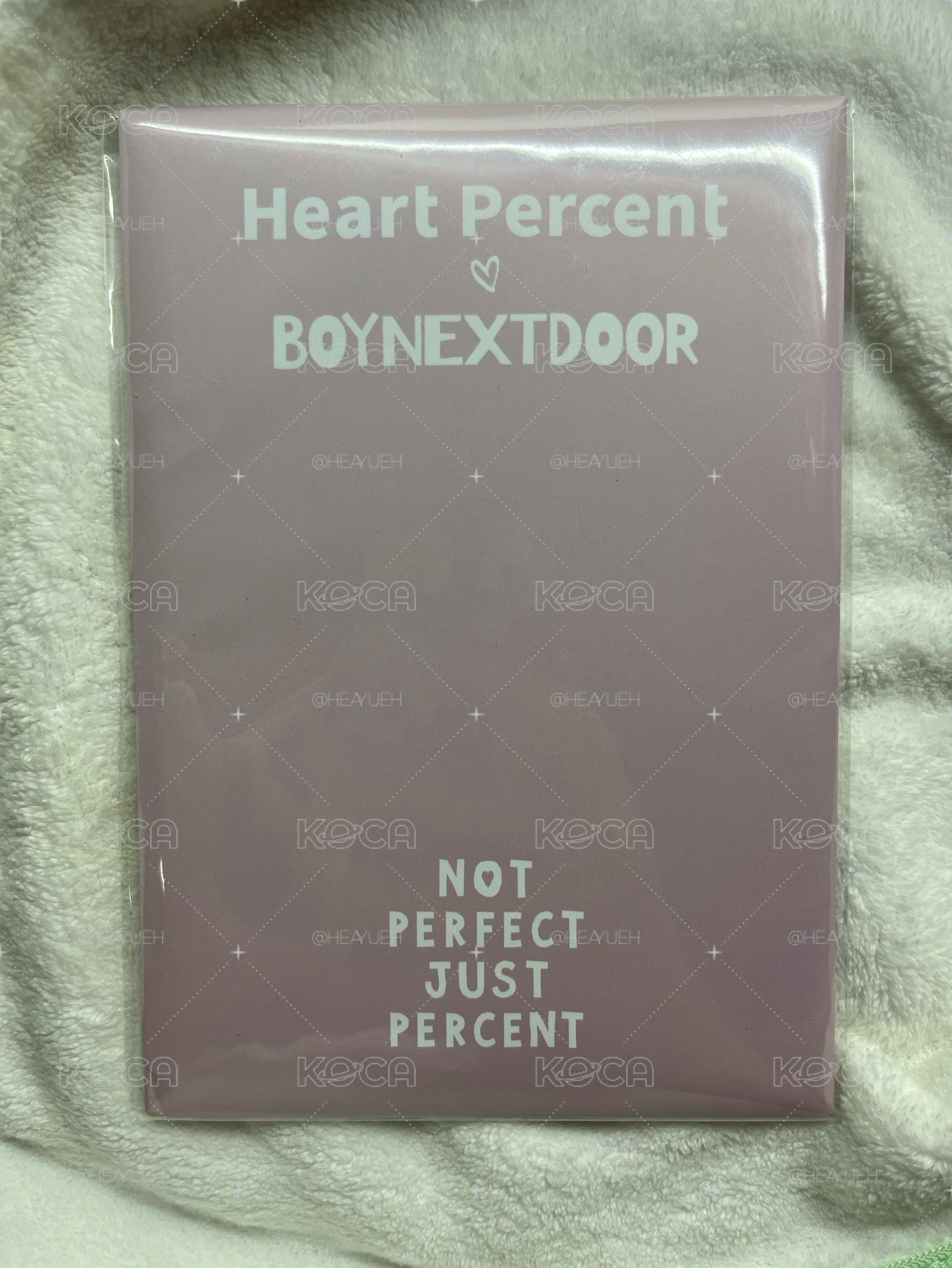 BOYNEXTDOOR🚪Heart percent 滿額特典明信片