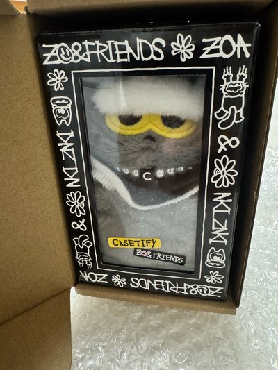 ZO&FRIENDS casetify聯名吊飾娃  現貨全新未拆 附贈 手燈頭巾（圖2）