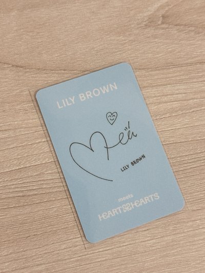 LILY BROWN 代言卡 Yeon