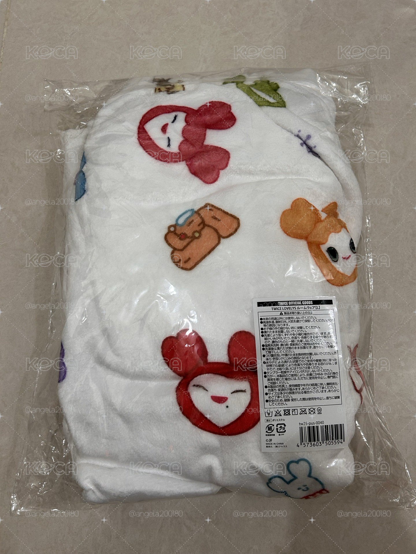 TWICE 日本冬日快閃店睡褲