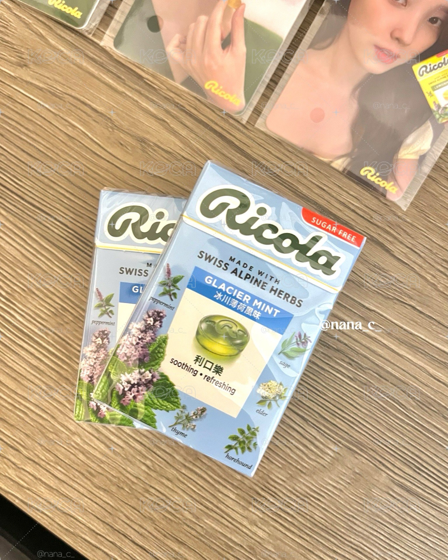現貨｜IU X Ricola利口樂 一套ABC小卡