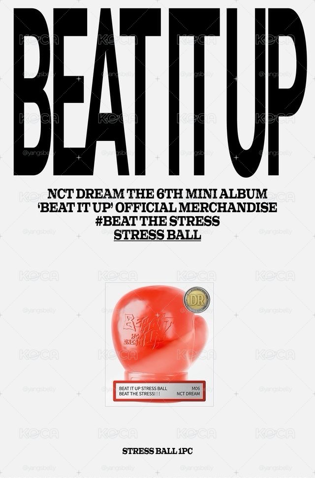 NCT DREAM BEAT IT UP 週邊 壓力球