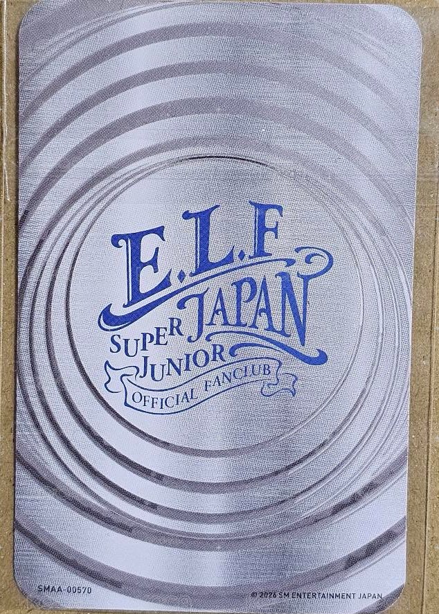 2026 ELF JAPAN 始源會員卡