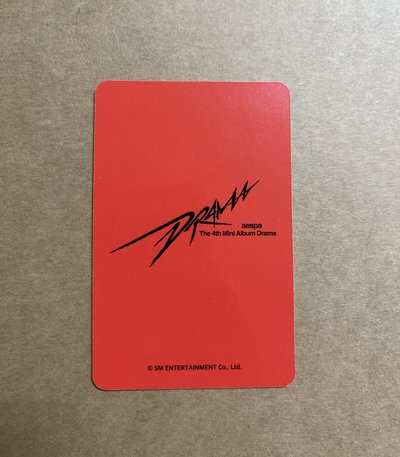 Drama KMStore 簽售卡 aespa  KPM蝦皮簽售