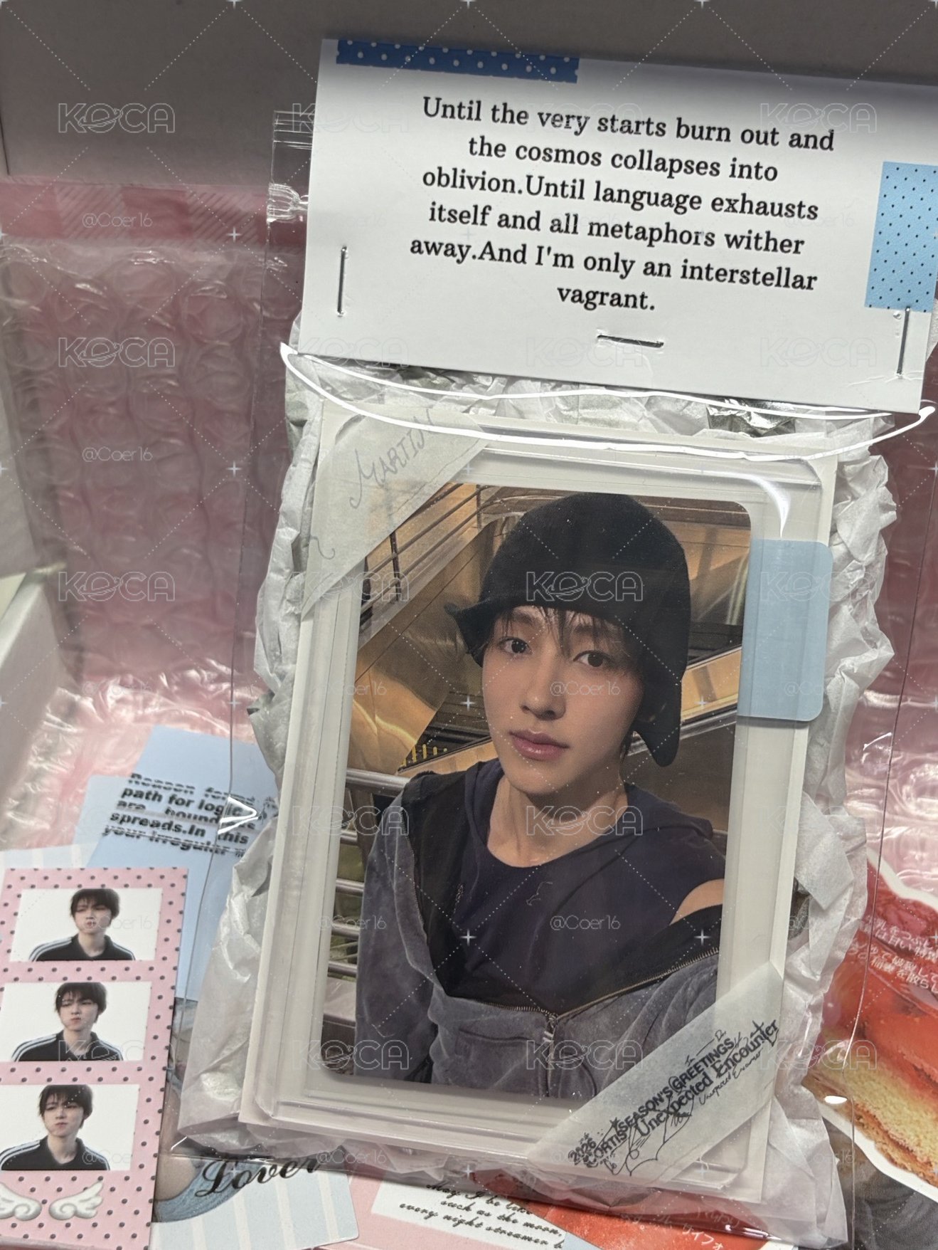 玹的第一張打歌卡💕
