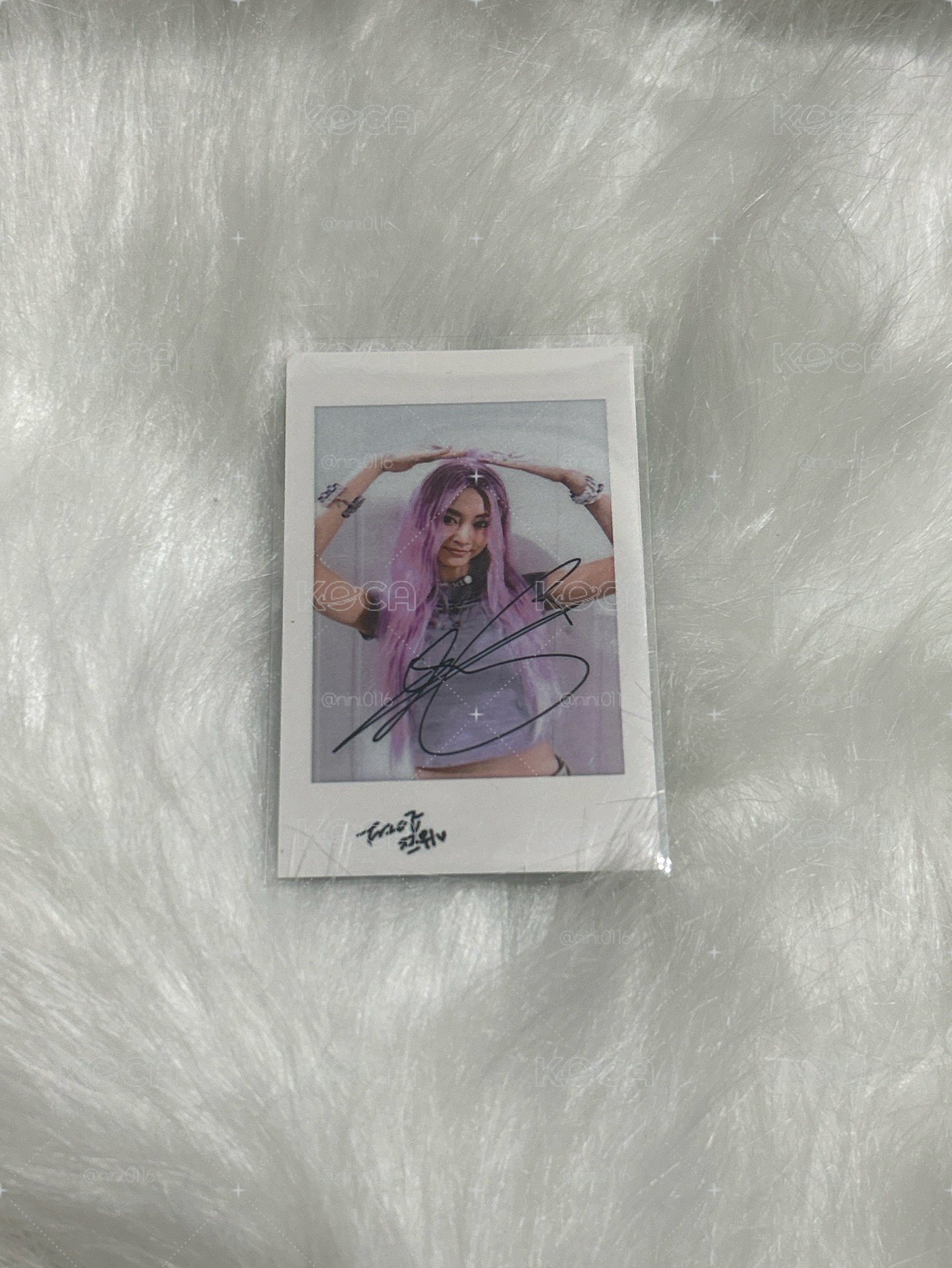 子瑜粉髮中簽