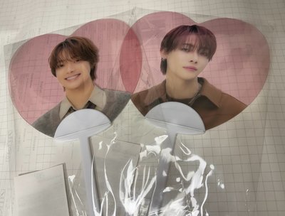 [&♥] MINI CLEAR PICKET 愛心透扇