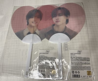 [&♥] MINI CLEAR PICKET 愛心透扇