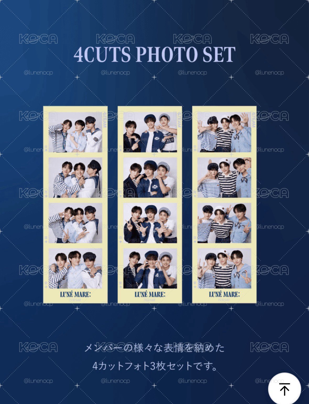 [TSUKI-NAMI] 4CUTS PHOTO SET 月波 人生四格組