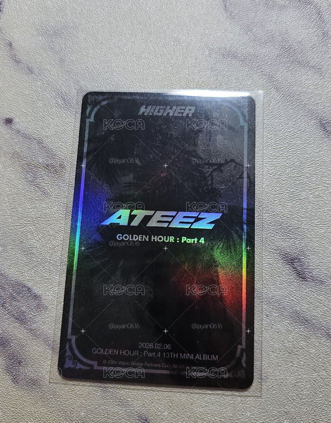🖤鍾 HIGHER 黑白韓服卡