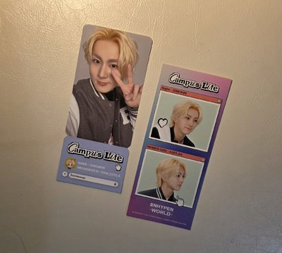 元 校園生活 書籤SPECIAL ver. 隨機卡 兩格卡
