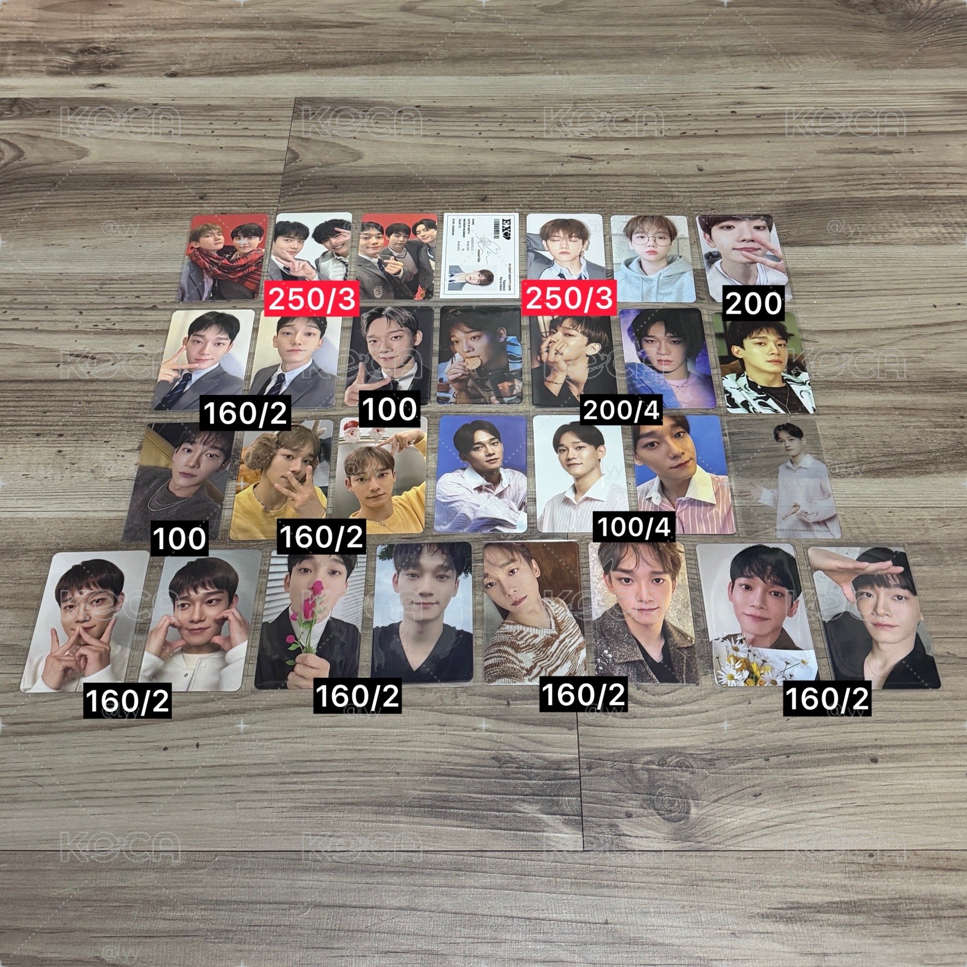 Exo 小卡 Chen 小卡