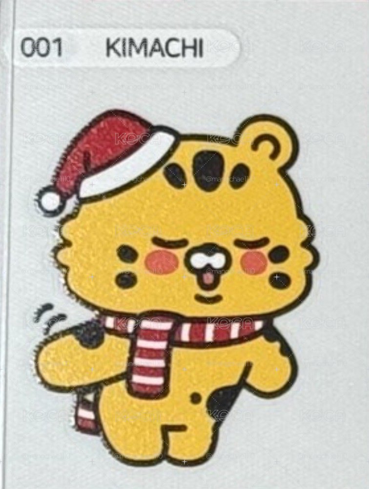 非現｜kbs金阿奇聖誕貼紙