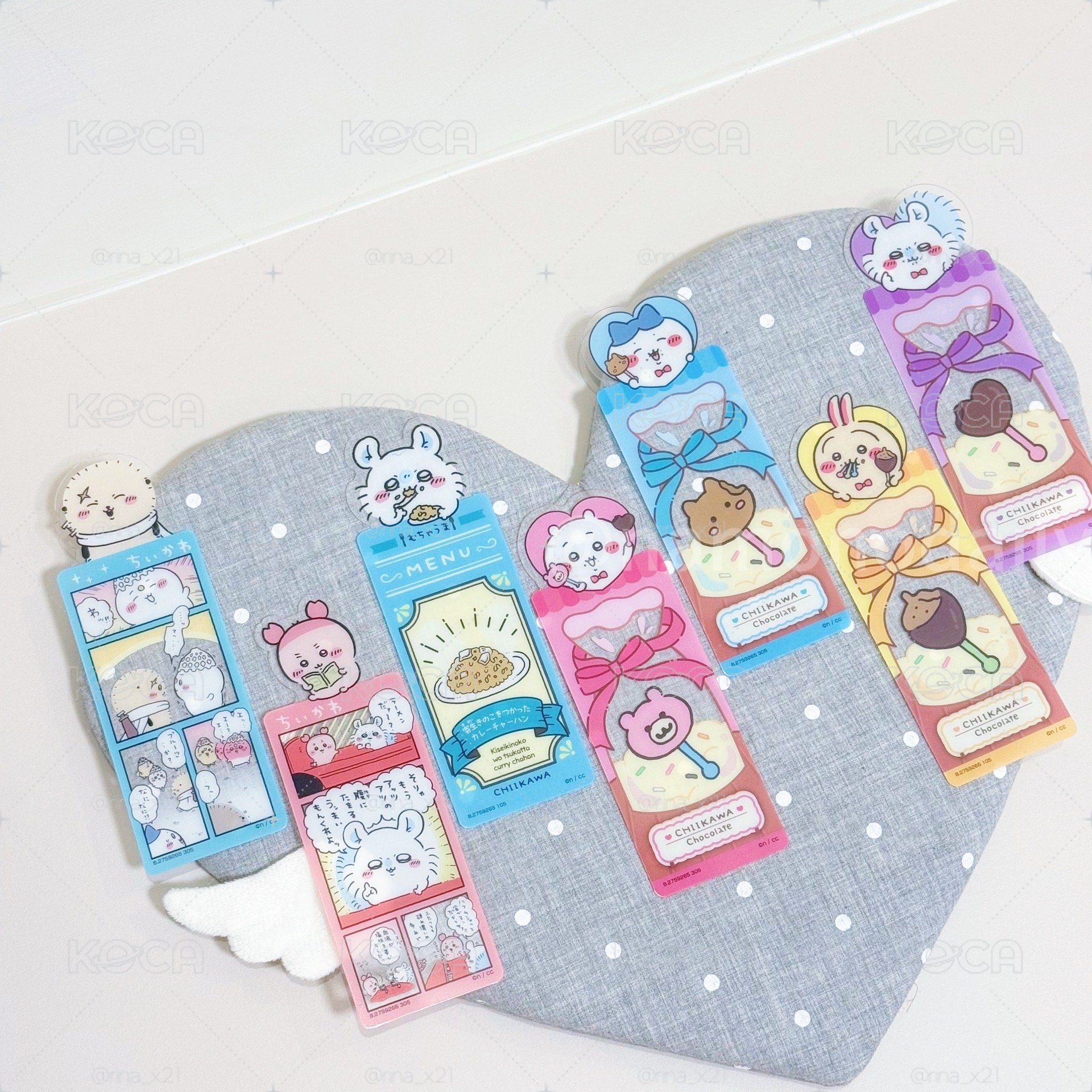 𝜗𝜚˚⋆萬代｜吉伊卡哇書籤第4彈/吉伊/小八/烏薩奇/小桃/師傅/古本