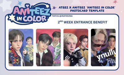 ANITEEZ IN COLOR unit入場卡 套出