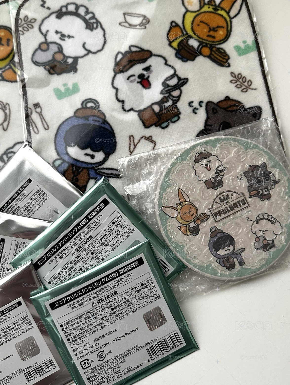 TXT 角巴兔咖啡廳 杯墊 全新現貨