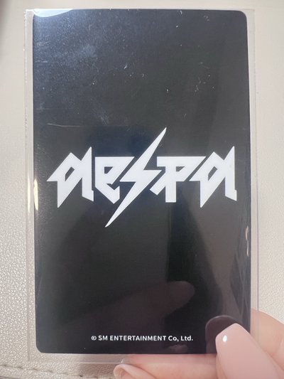 aespa ju預售 特典冬