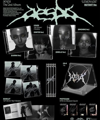 aespa LEMONADE 專輯 含特典/應募卷 MUTAN Ver 單封 日本通路