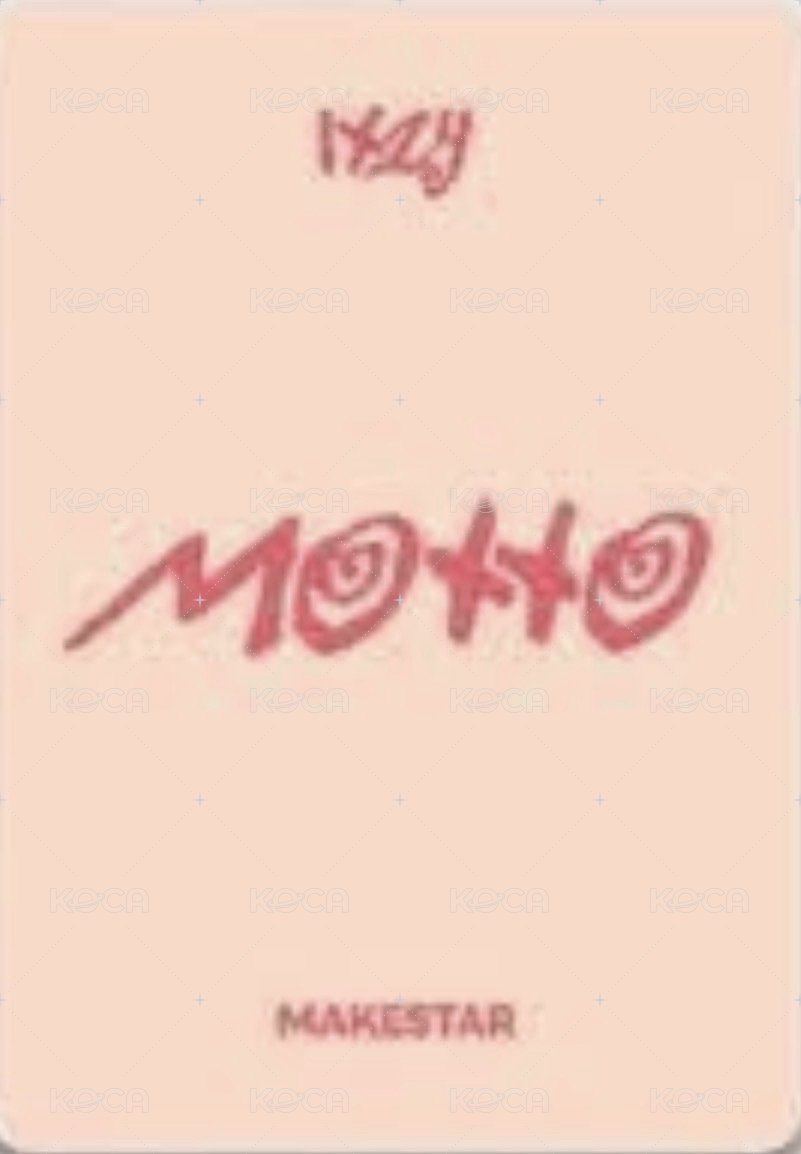 Motto ms 1.0 簽售卡 迷你卡 臉嘟嘟 背面