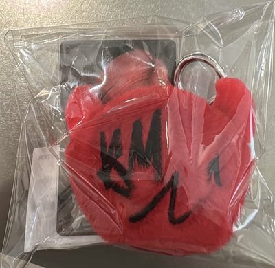 춤絨毛紅球+小卡