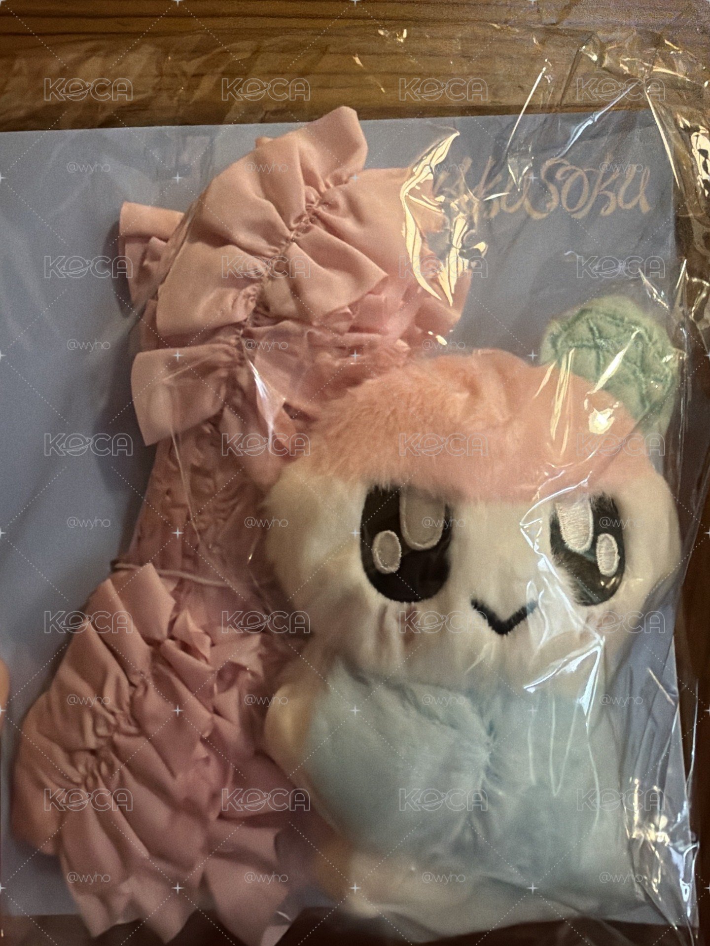 SEVEMTEEN YAKUSOKU 蹦蹦大扇背帶掛繩