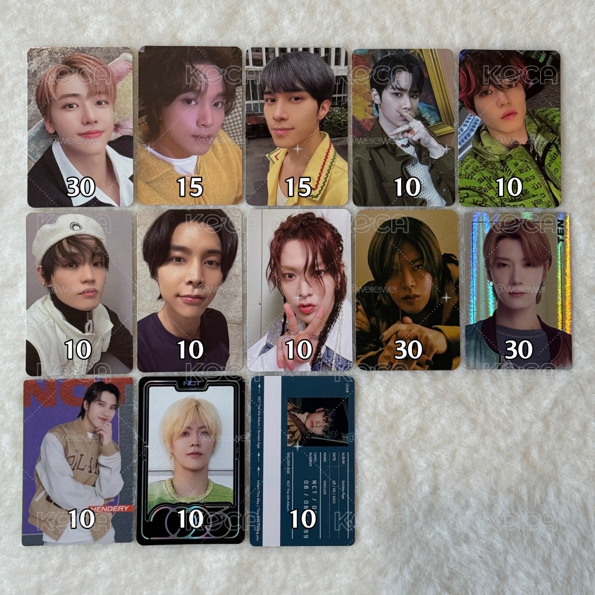 NCT 小卡