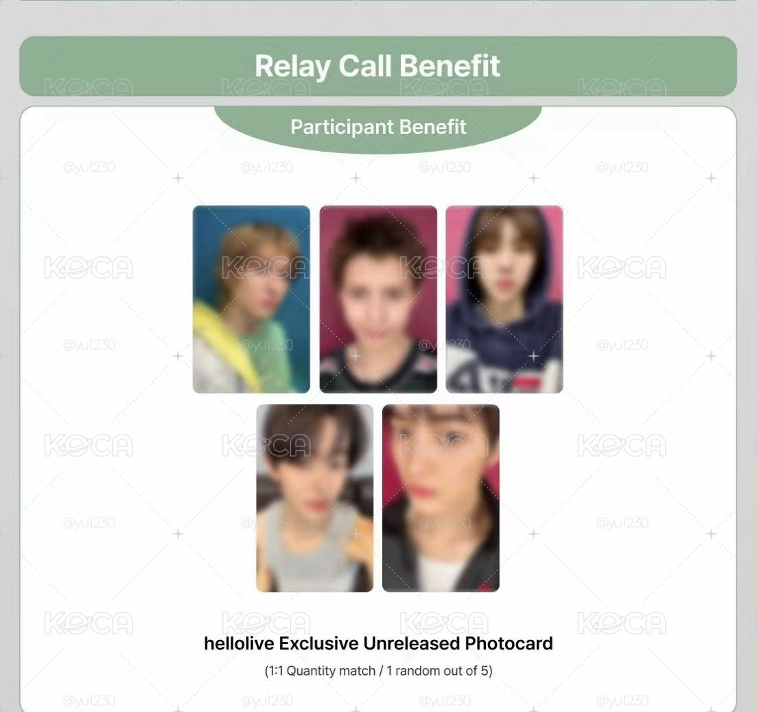 hellolive簽售卡 整套