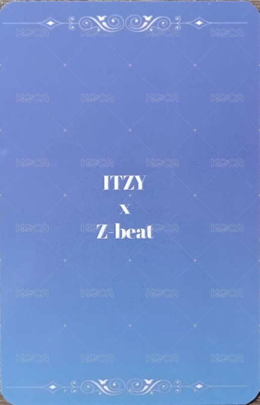 CRAZY IN LOVE Z-BEAT FM 代言卡 聯名手環團卡 背面