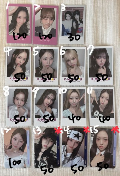 tripleS各種小卡