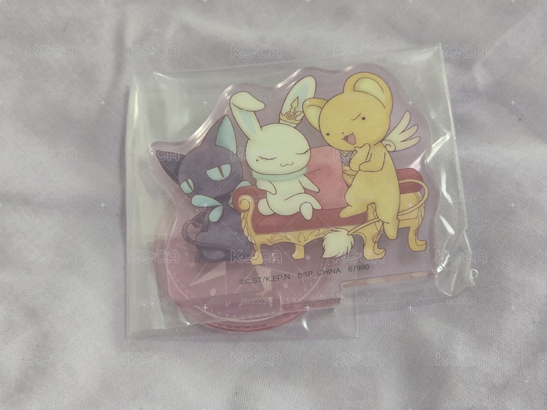 斯比小桃小可立牌
