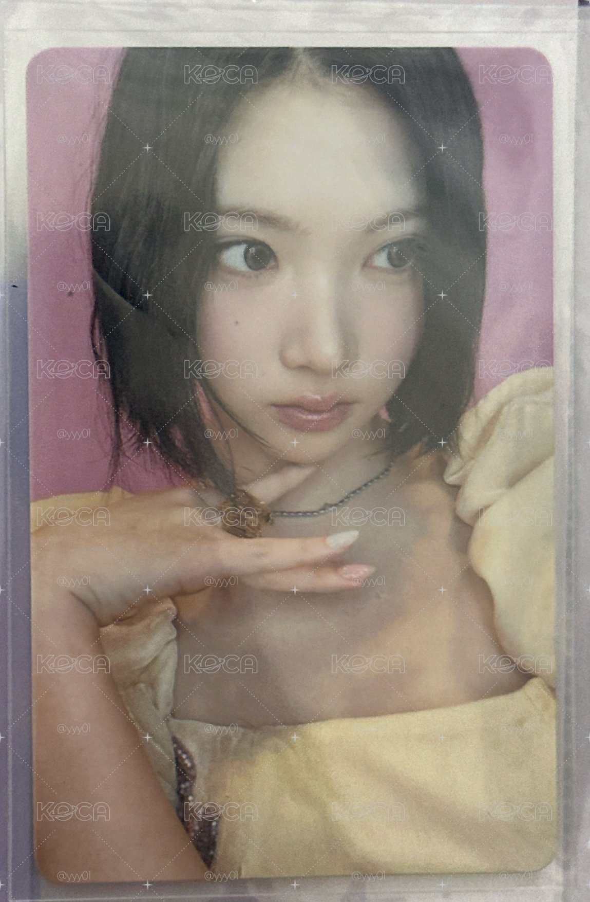 Jiwoo 中背 單一 kms 特典卡 PK ver.