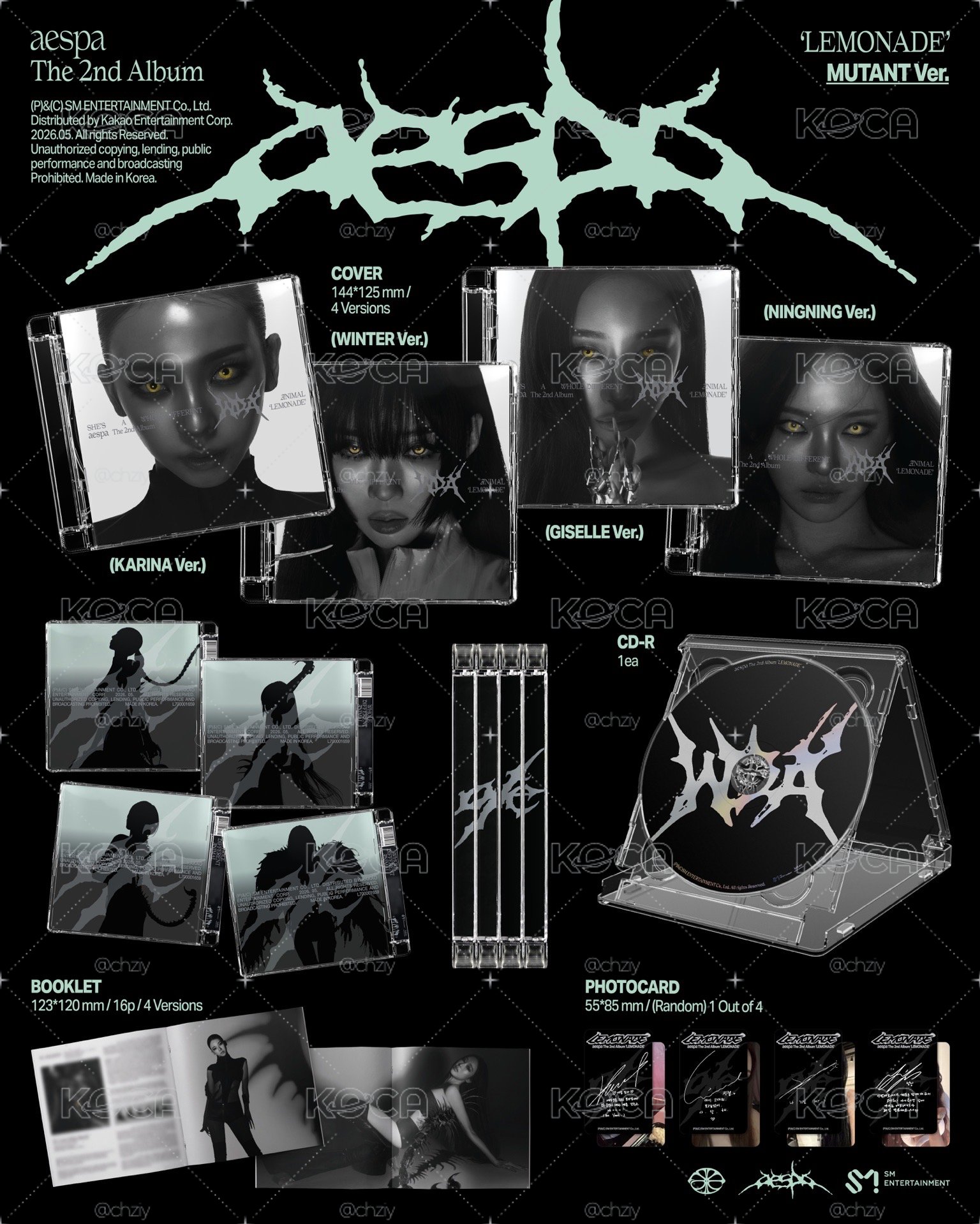 (預購）aespa 未拆專 mutant