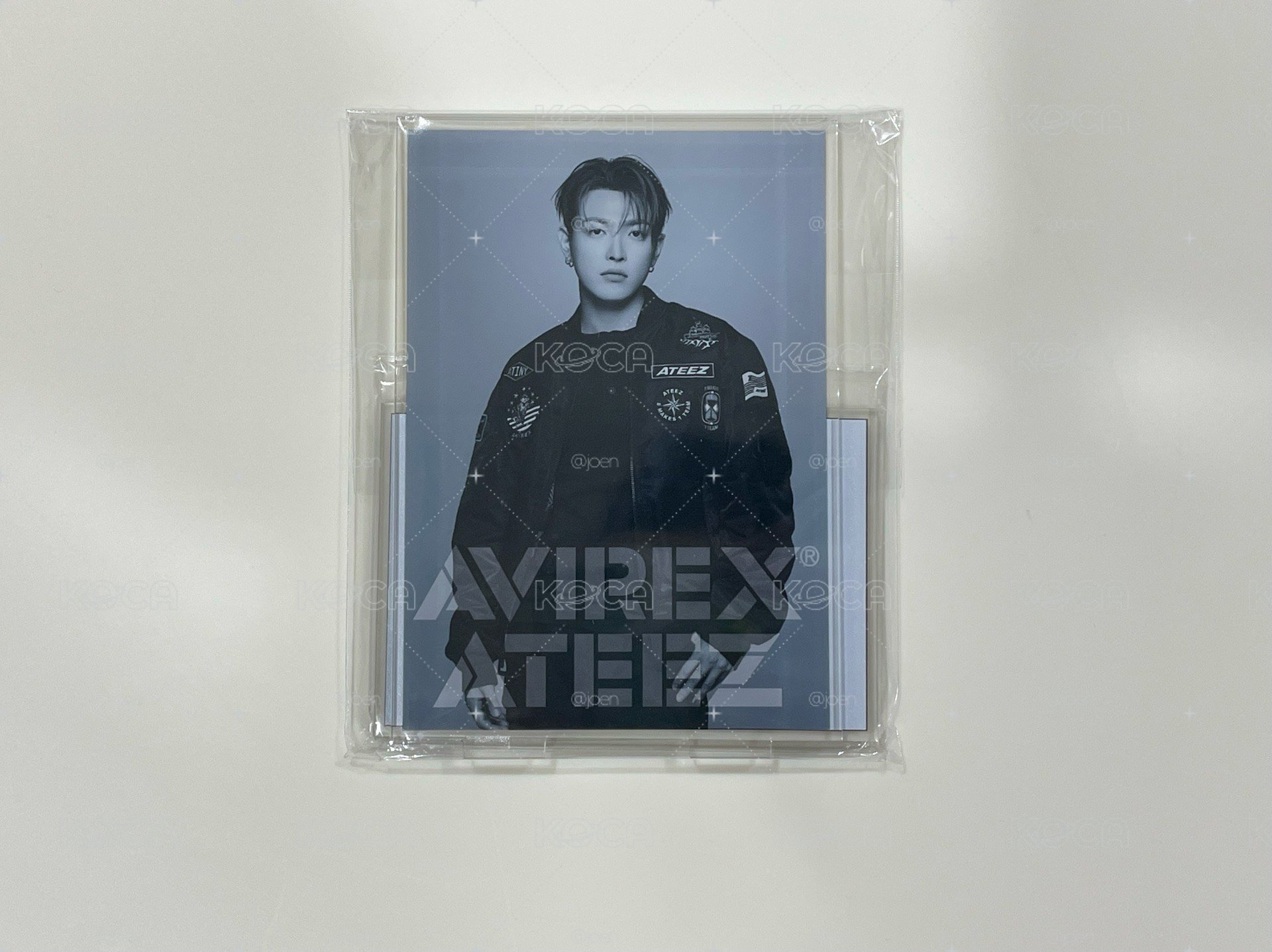 AVIREX & ATEEZ 弘中立牌 