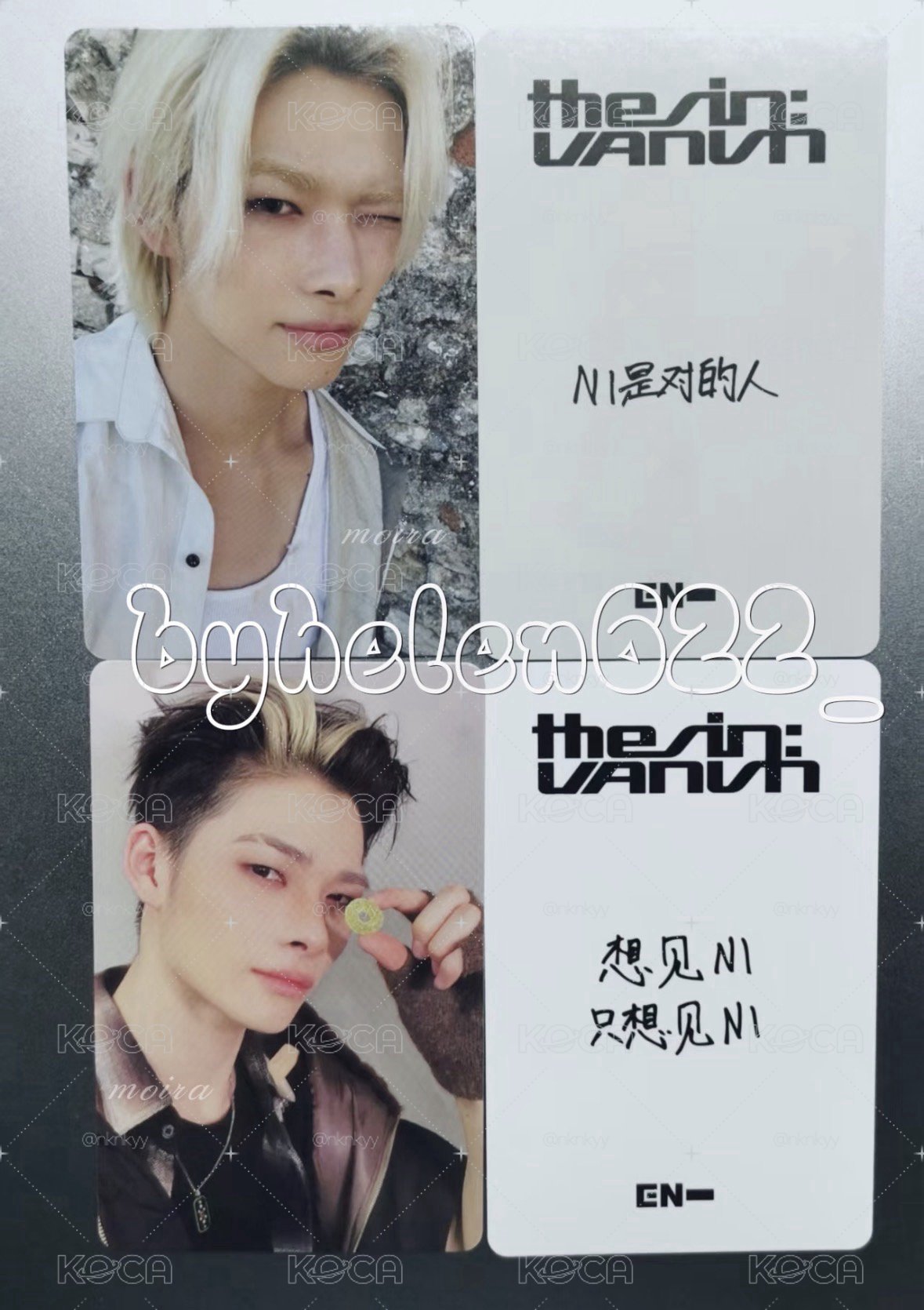 非現貨 ENHYPEN 西村力 mini7 yzy個人簽售卡 1.0 2.0