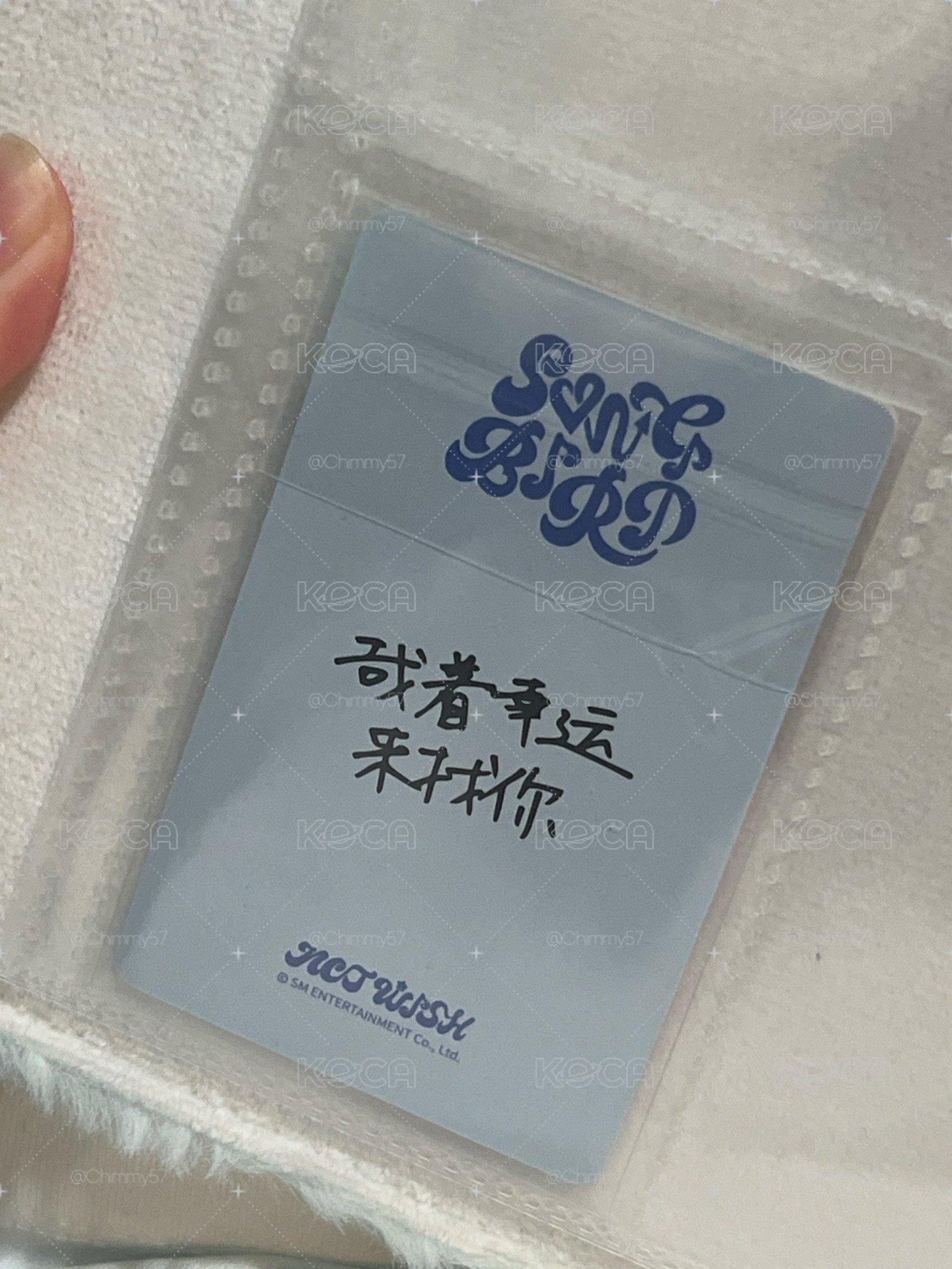 Songbird yzy 3.0 簽售卡