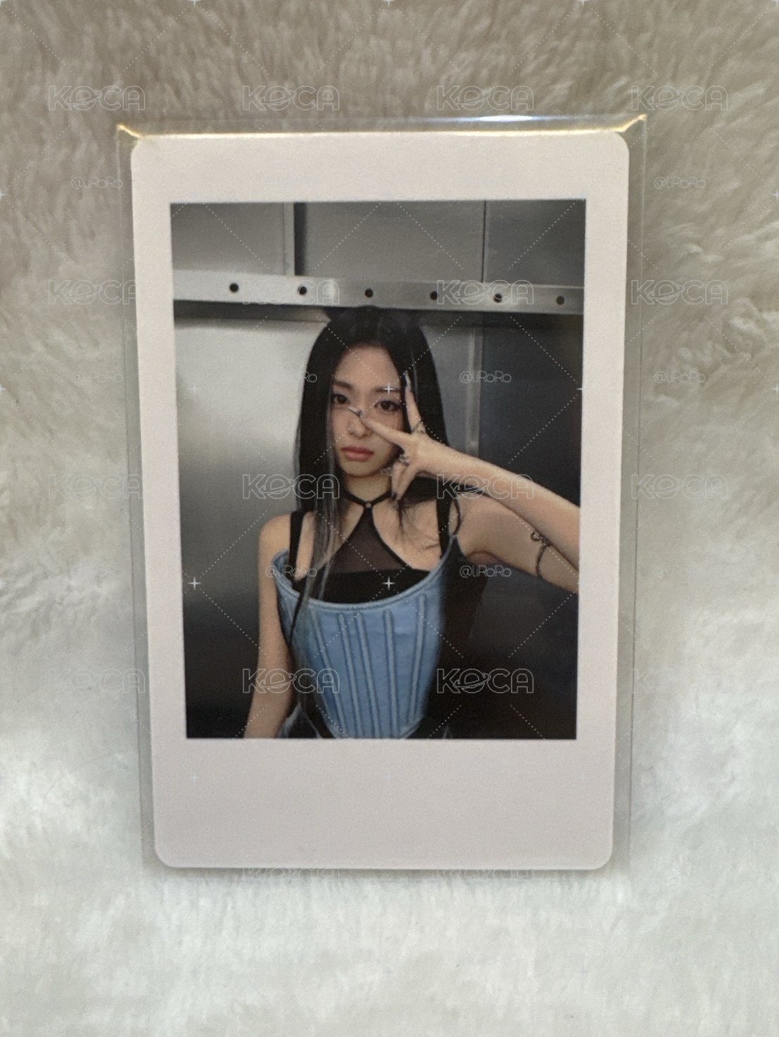 競標 🩵BABYMONSTER AHYEON 京東復刻拍立得