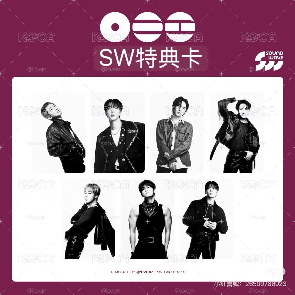 BTS ARIRANG SW特典卡