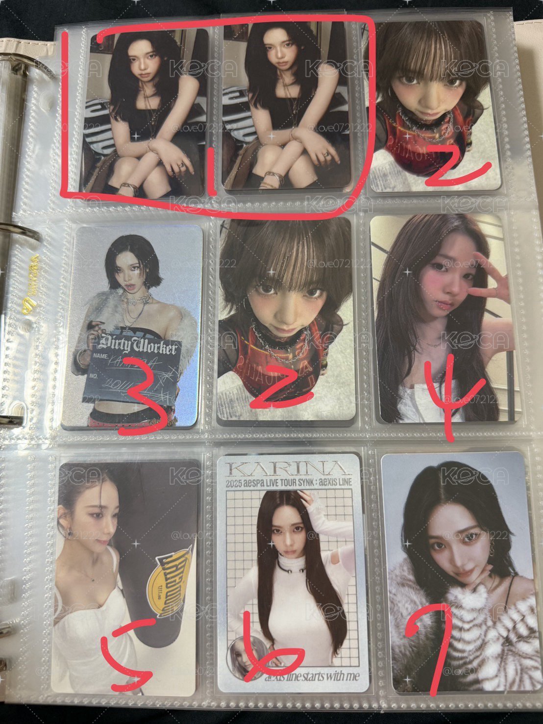 退卡坑 karina篇