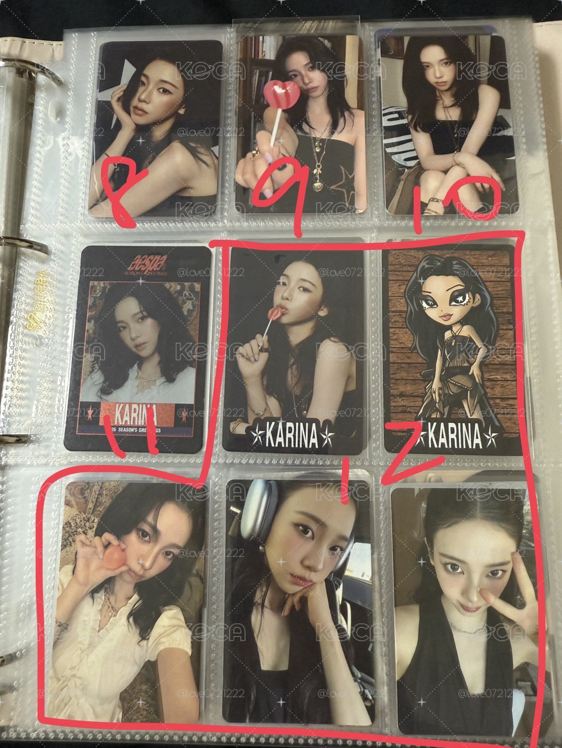 退卡坑 karina篇