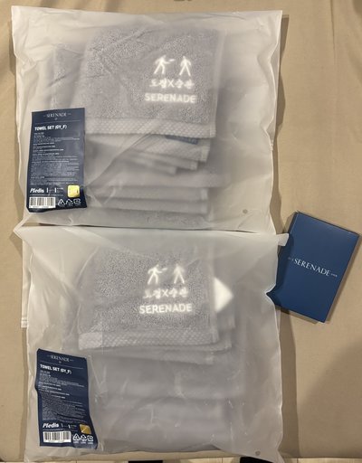 🔸［現貨］吵架毛巾+卡套組 送曼谷幸運草🍀